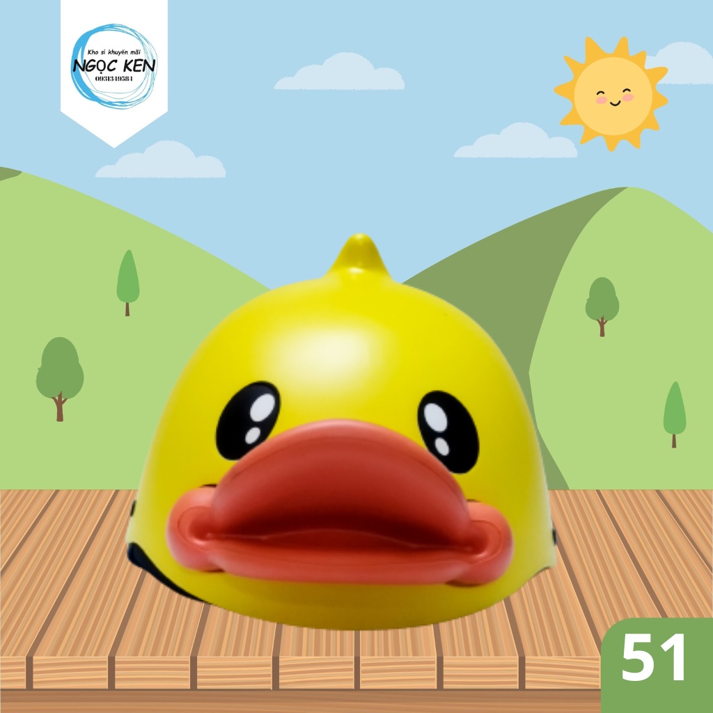 Mũ bảo hiểm Vịt, siêu dễ thương cho bé