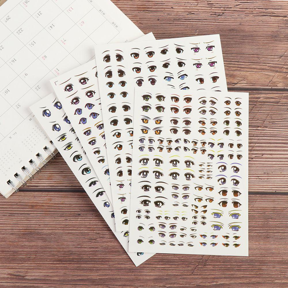 1 Tờ Sticker Dễ Thương Dán Trang Trí Búp Bê