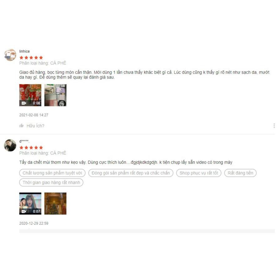 [Hàng Auth] Tẩy Da Chết Body Organic Shop Dưỡng Da Trắng Sáng Của Nga, Kem tẩy tế bào chết toàn thân Organic | BigBuy360 - bigbuy360.vn