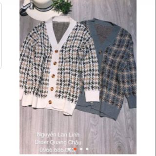 Combo áo cardigan + giày bb