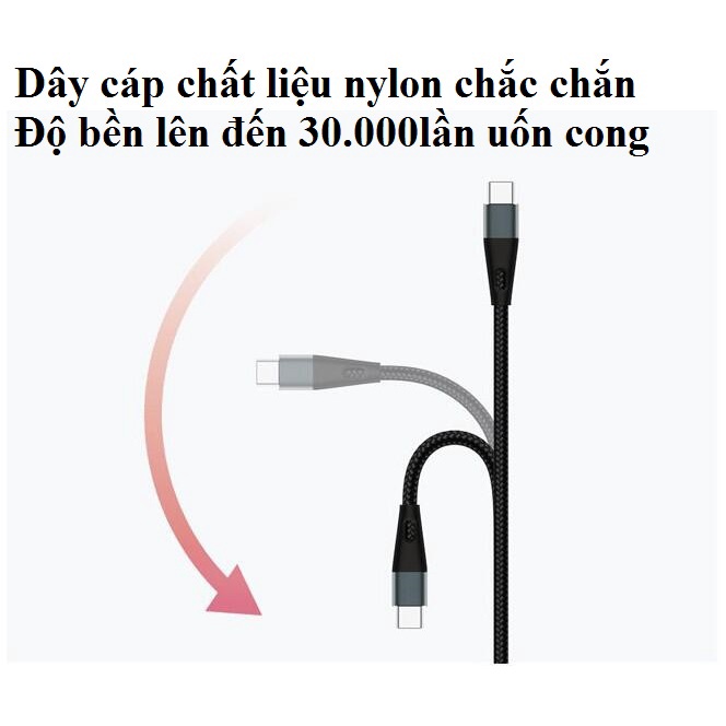 Cáp sạc type-C siêu chắc dòng 3A Zmi AL706 (1m)