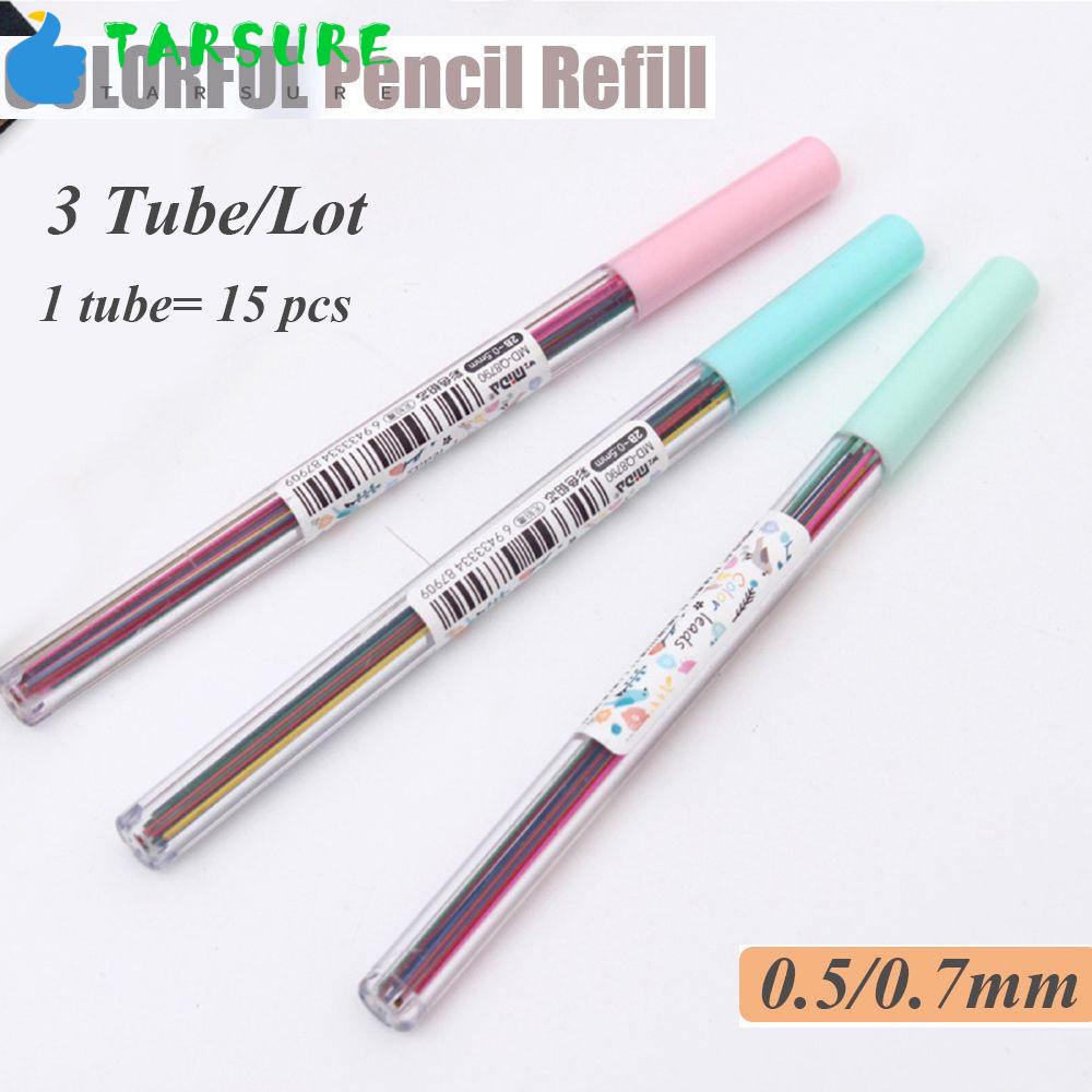 Set 15 ruột bút chì ngòi 0.5/0.7mm nhiều màu tùy chọn