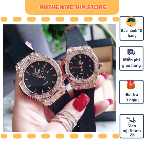 Đồng hồ nam nữ đẹp cao cấp Hblot dây da unisex cặp đôi [ Bảo hành 12 tháng 1 đổi 1 ]