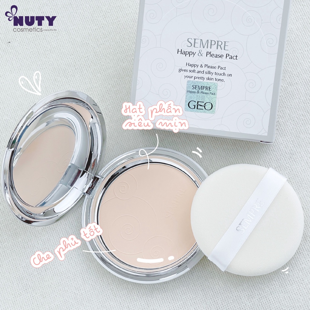 Phấn Phủ Dạng Nén Geo Lamy Sempre Happy &amp; Please Pact (22g)