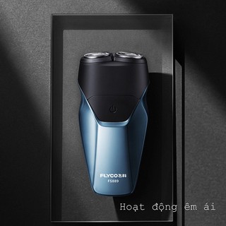 (FLYCO FS889) Máy cạo râu cao cấp - Dao cạo râu lưỡi kép - Grooming Store