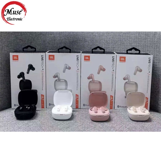 Tai Nghe Bluetooth Không Dây JBL Live Pro + TWS Chống Nước Kèm Hộp Sạc Ốp