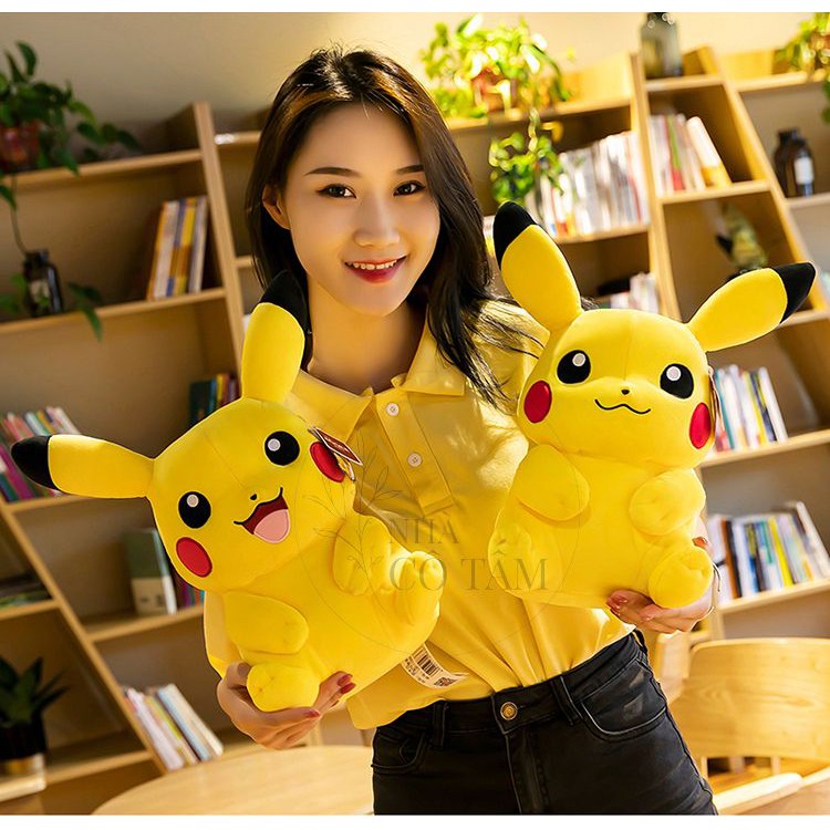 Thú Nhồi Bông Pikachu Siêu Độc Lạ Dê Thương - Siêu Mềm Mại Đáng Yêu