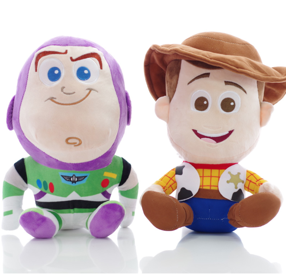 Đồ chơi búp bê nhung lông mềm hình hoạt hình Câu chuyện đồ chơi Disney 20cm 3 Woody Buzz Lightyear món quà cho trẻ em