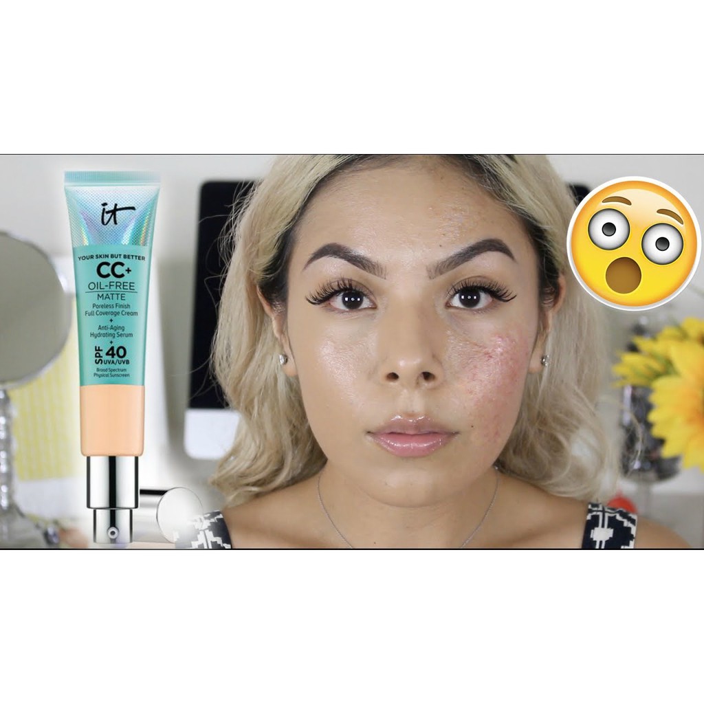[TRAVELSIZE 12ML ] KEM NỀN CC BẢNG KIỀM DẦU IT COSMETICS YOUT SKIN BUT BETTER CC+ OIL MATTE WITH SPF 40 | BigBuy360 - bigbuy360.vn