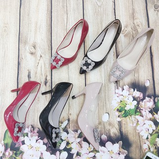 Giày cao gót đính đá cao cấp chính hãng Evashoes Eva