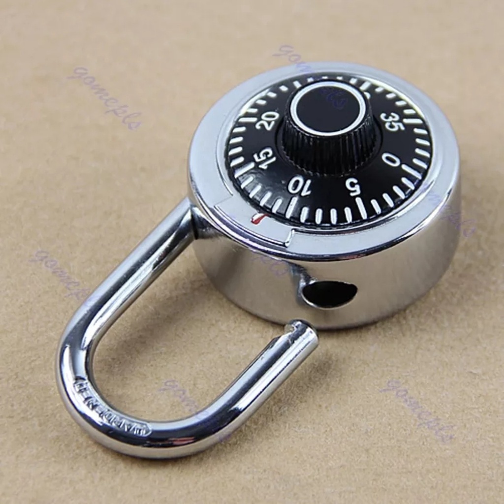Ổ Khóa Mật Khẩu Bàn Xoay Cực Kỳ An Toàn, Không Cần Chìa 8818 - o khoa -khóa cửa