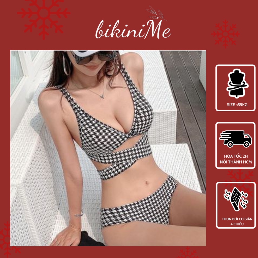 Bikini, đồ bơi hai mảnh sexy họa tiết độc lạ hot trend 2022 bikiniMe R67