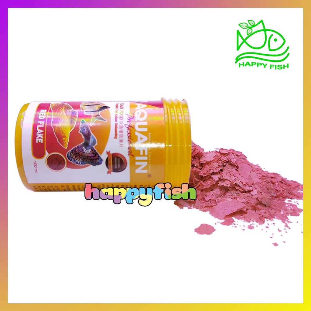 Aquafin Red Flake - Thức ăn cá cảnh dạng lá. Lọ 100ml, 250ml, 500ml