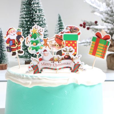 Set que cắm Noel 24 que xe kéo