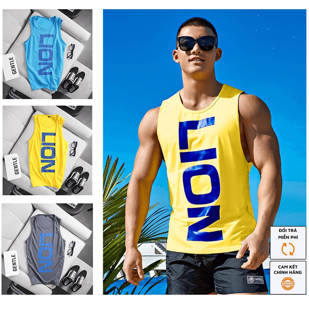 Áo ba lỗ nam chuẩn gym nữ in hình  áo tanktop nam vải cotton cao cấp thoáng mát