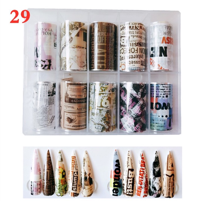 Foil Giật Hộp 10 Cuộn