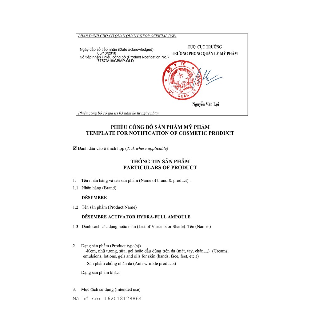 Tế Bào Gốc Desembre Activator Ampoule | BigBuy360 - bigbuy360.vn