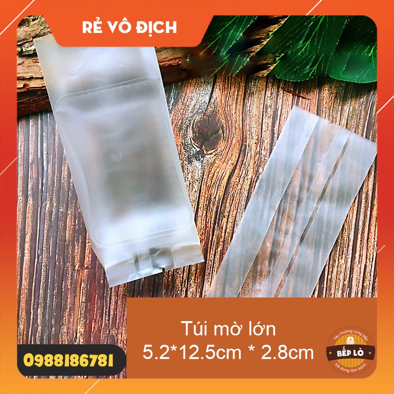 Túi bánh dứa túi bánh hạt túi gạo lứt trong suốt và mờ SANG TRỌNG DỄ THƯƠNG - set 100 túi