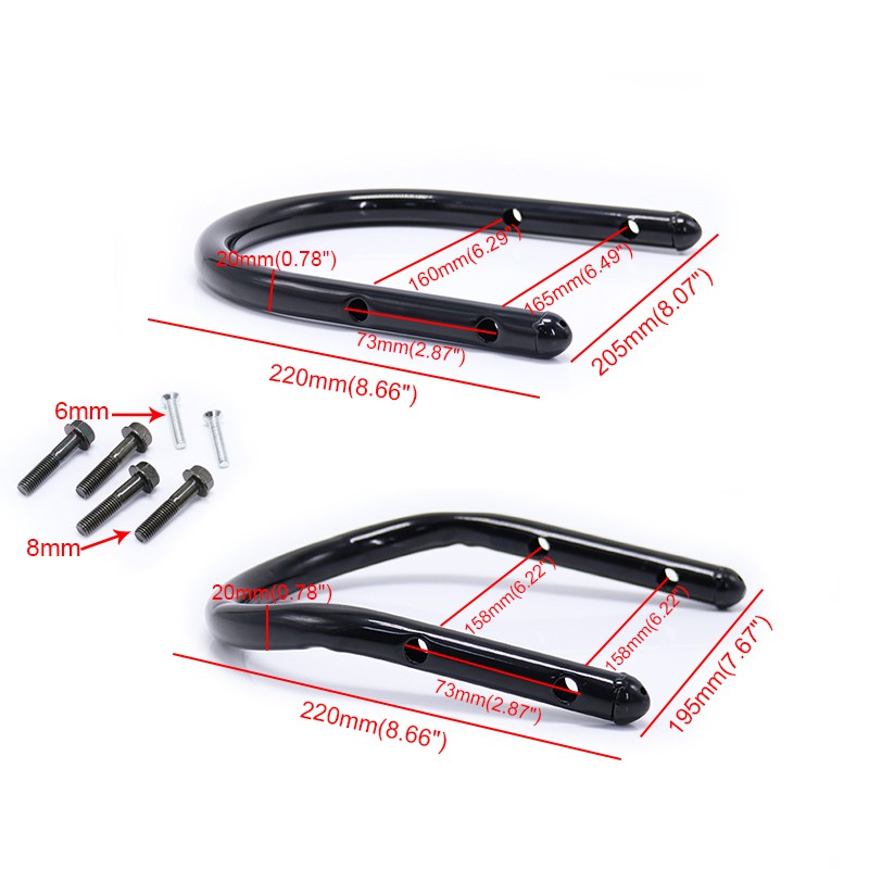 Tay vịn gắn đuôi xe mô tô Honda Cg125 Zx125