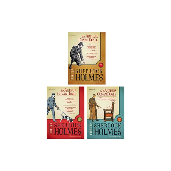 Sách - Trọn Bộ 3 Tập Sherlock Holmes Toàn Tập (Tái Bản)