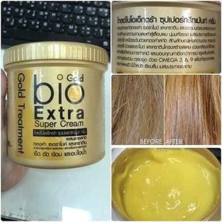 Ủ tóc Thái Lan Gold Bio extra super cream 500ml phục hồi tóc, siêu mượt 8850805000451 | BigBuy360 - bigbuy360.vn