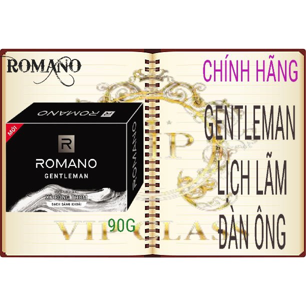 ROMANO_ XÀ BÔNG CỤC ROMANO HƯƠNG MỚI 90G.