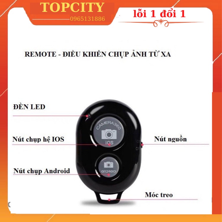 Remote livestream. Điều khiển chụp ảnh từ xa kết nối Bluetooth- SIÊU TIỆN LỢI!!