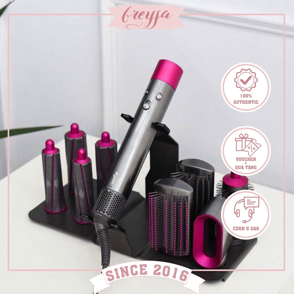 SET Máy Sấy Tóc Kèm 5 Trục Uốn Tạo Kiểu Hot Air Styler Chuẩn Salon thay đổi được đầu làm máy duỗi, làm xoăn, tạo kiểu
