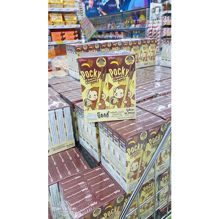 01 Hộp Bánh Pocky Vị Chuối 25gr Thơm Ngon Thái Lan