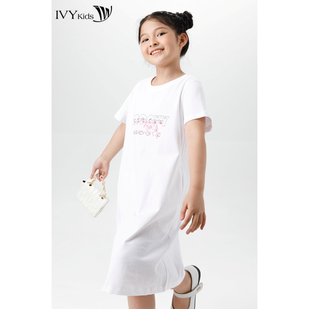 Đầm thun bé gái STAY GROOVY IVY moda MS 42G1492