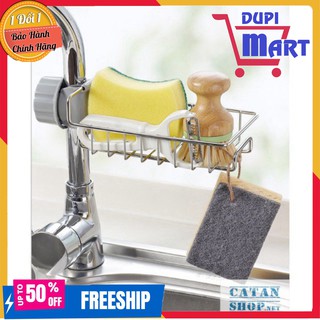 [SIÊU TIỆN ÍCH] Giá Treo Vòi Đựng Đồ , Giẻ Rửa Chén Bát - Kệ Gắn Vòi INOX Siêu Bền