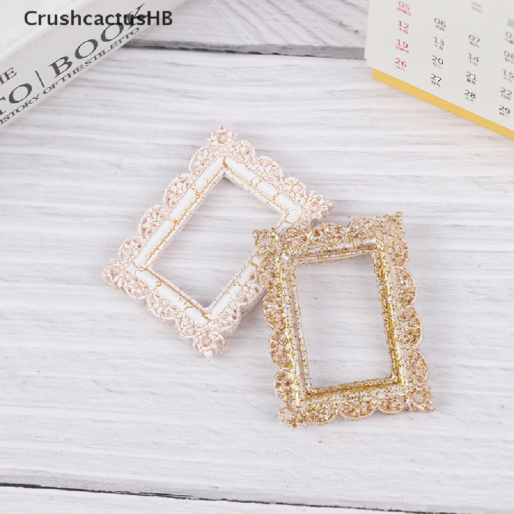 [CrushcactusHB] 1:12 Dollhouse Miniature Resin Photo Frame Simulation Furniture Decor Toys Hot Sell