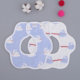 Yếm tròn xoay 360 độ chất liệu vải xô cho bé Lakids