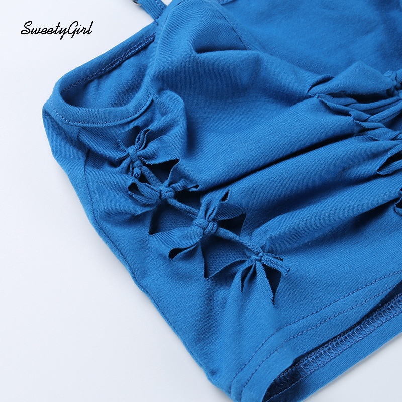 Áo Kiểu Không Tay Cổ Chữ V Thắt Nơ Quyến Rũ Thời Trang Dành Cho Nữ 2022