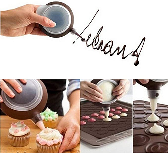 Tấm Silicon ANAEAT An Toàn Thực Phẩm Không Dính Làm Macaron Bánh Ngọt Muffin Cookie 48/30 Ô