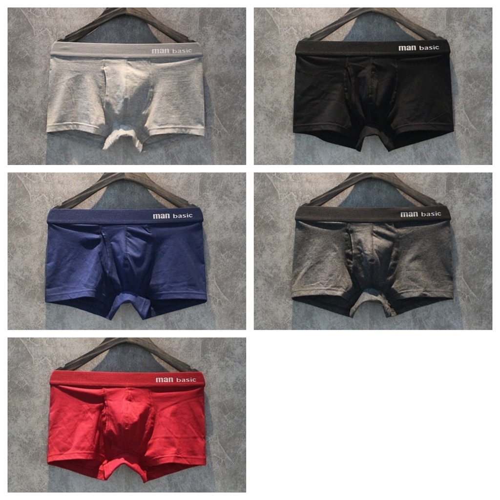 Quần lót nam BOXER Man Basin Cotton thấm hút thoáng mát