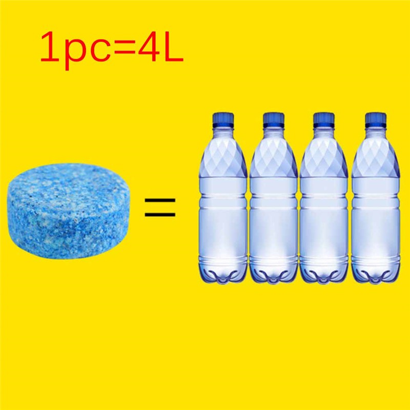 6 Viên Sủi Vệ Sinh Kính Chắn Gió Xe Hơi