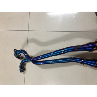 cổ pô wave 2017 2018 Wave 110 Wave black màu Titan