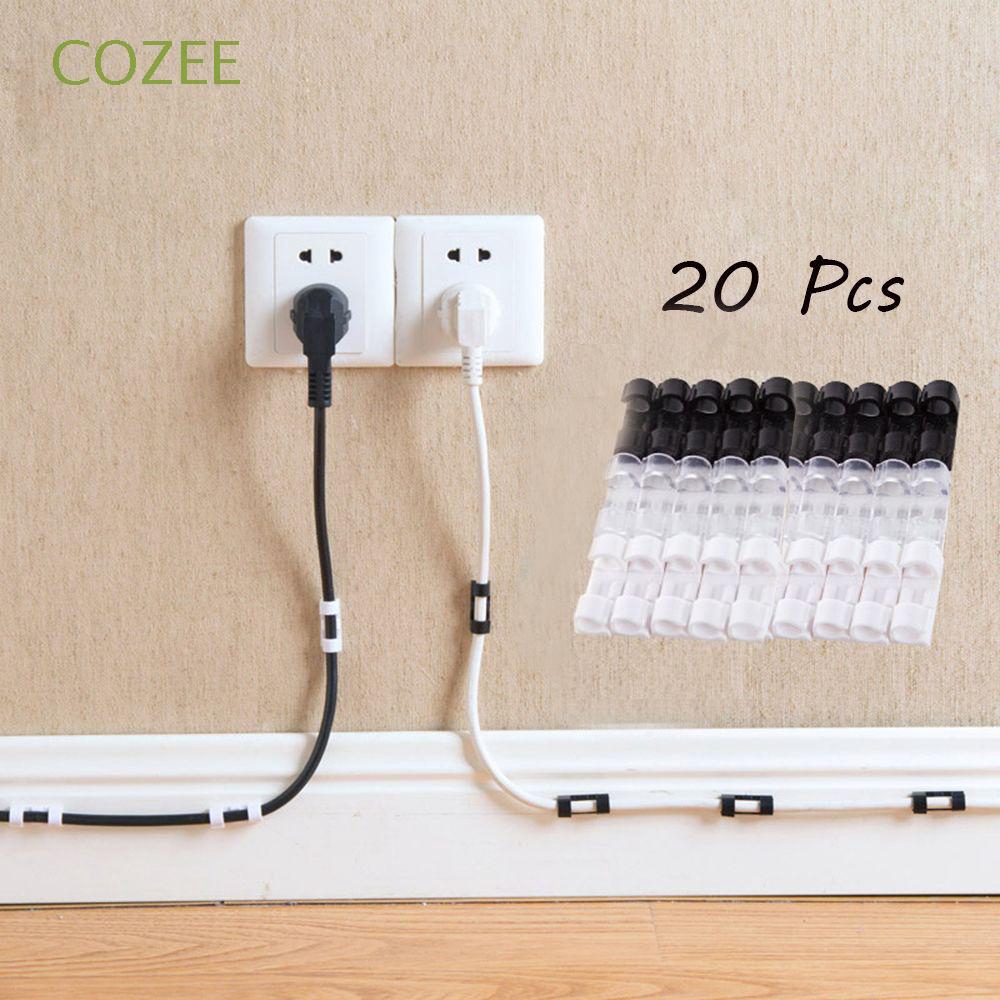 Bộ 20 kẹp cố định dây điện tiện dụng chất lượng cao cho gia đình
