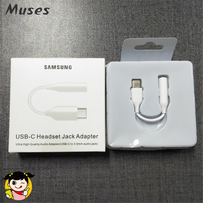 Cáp Chuyển Đổi Tai Nghe Usb Type C Sang 3.5mm Cho Samsung Galaxy Note 10 Plus 10 + A90 A80 A60 A8S