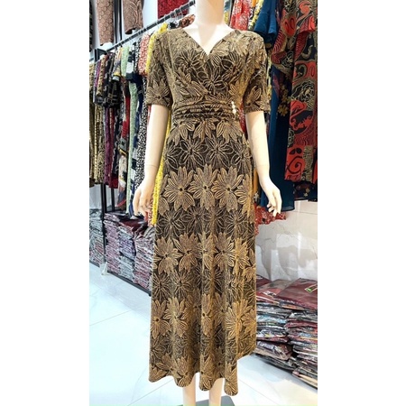 Đầm dạ hội trung niên kim sa cao cấp