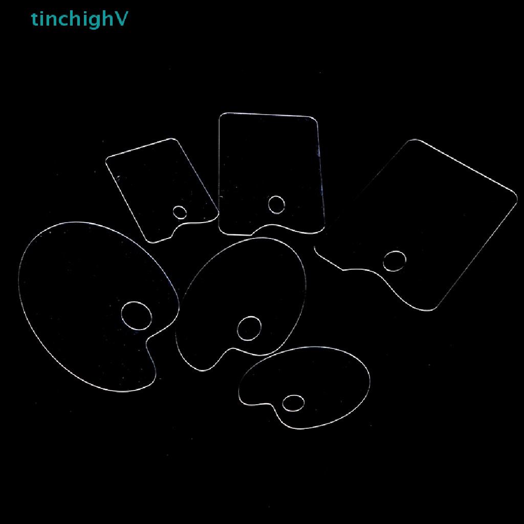 1 Khay Nhựa Acrylic Trong Suốt Trộn Màu Nước Nghệ Thuật