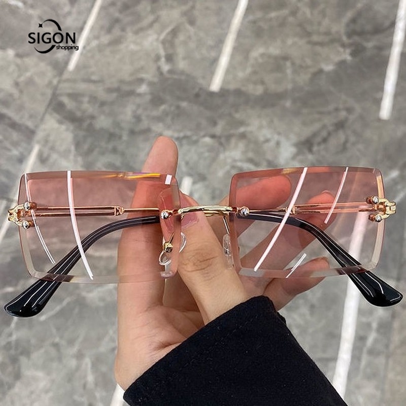 Kính Mát Không Gọng Thời Trang Cá Tính Cho Nữ
