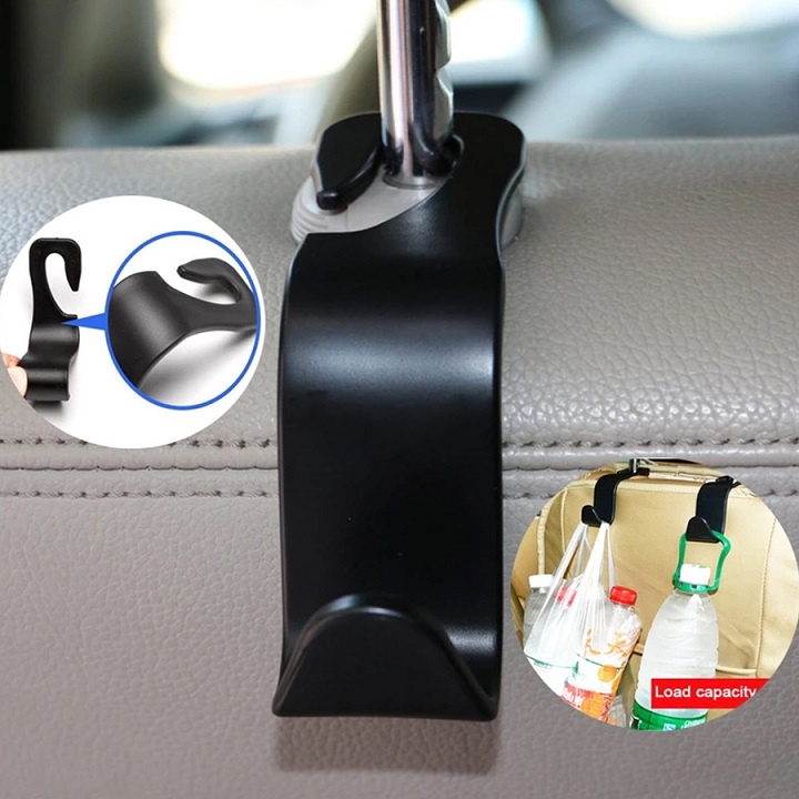 Móc Treo Đồ Ô Tô Gài Sau Ghế Chịu Lực Tốt, Móc Treo Đồ Gọn Gàng Tiện Lợi
