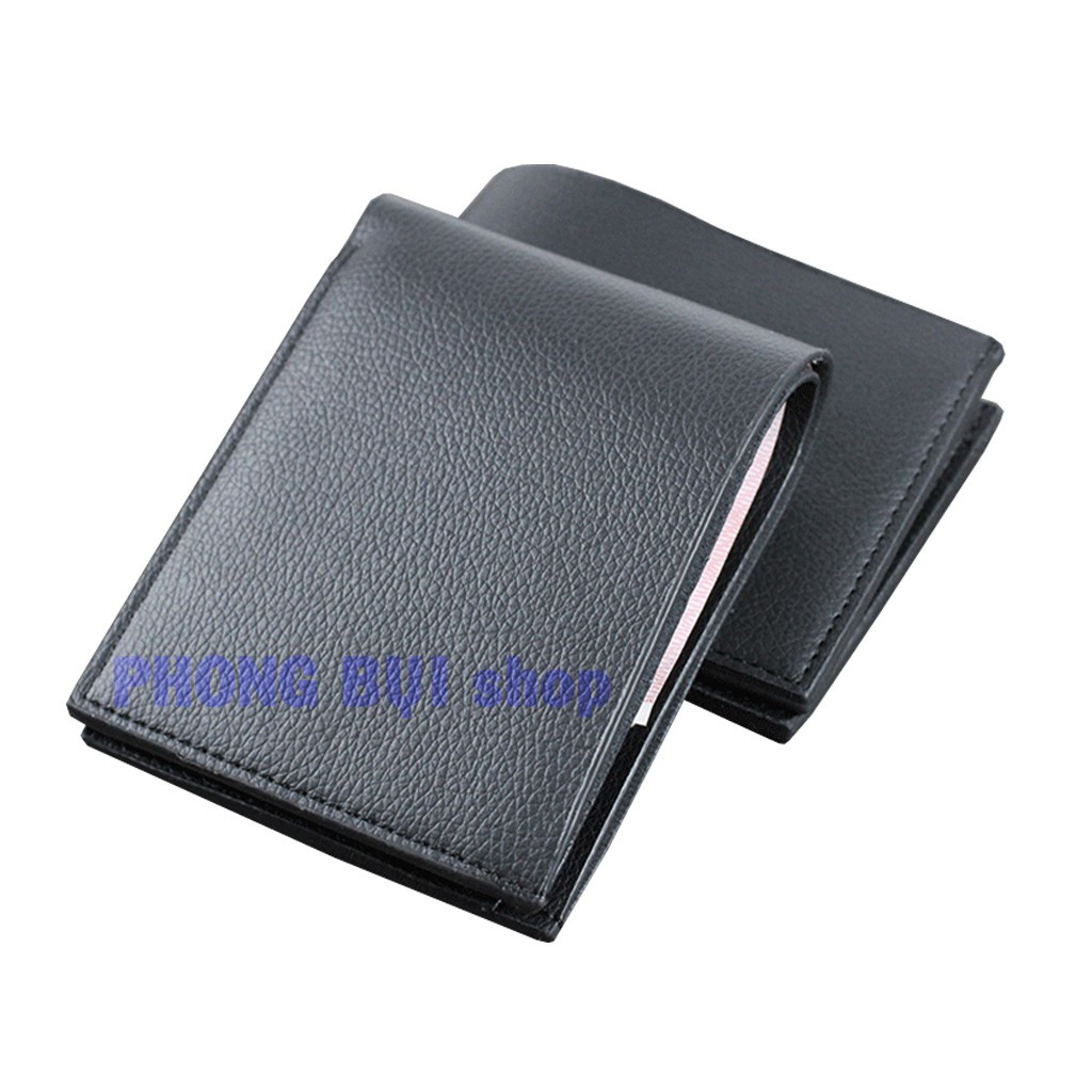 Ví Da Nam Chất Đẹp Size Mini Nhỏ Mỏng Bỏ Túi 2 Ngăn Rộng Nhiều Ngăn Để Thẻ Xịn