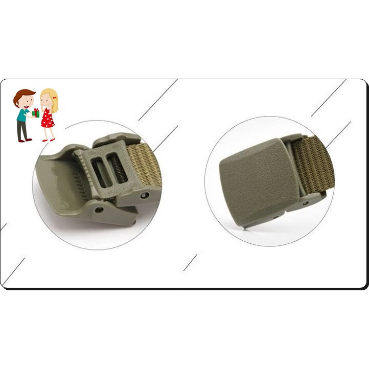 Thắt lưng nam vải dù dài 125cm rất bền, giá rẻ, hữu dụng mà phù hợp với nhiều công việc cũng như lứa tuổi.
