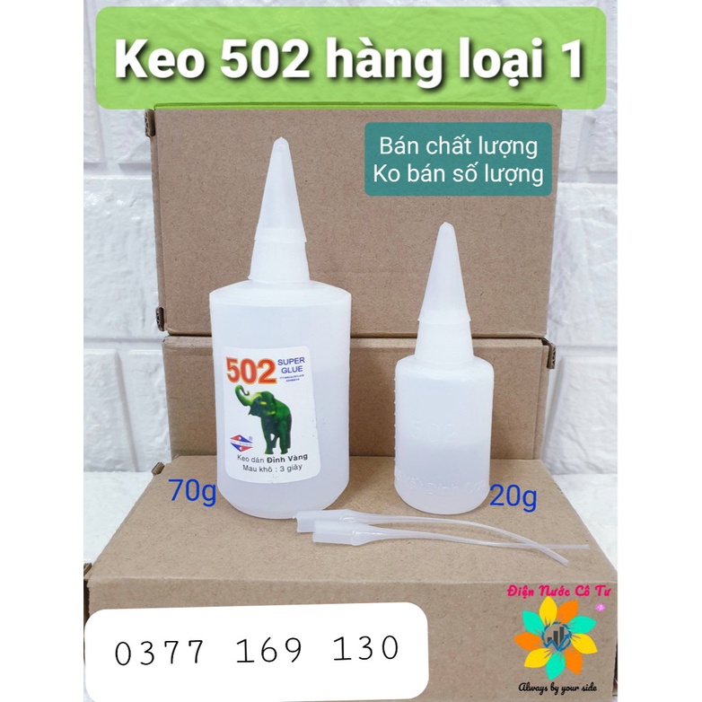 0.5 Lít Keo 502 hủ lớn hàng loại xịn dính siêu chất (hàng loại 1 - chịu nước cực tốt)