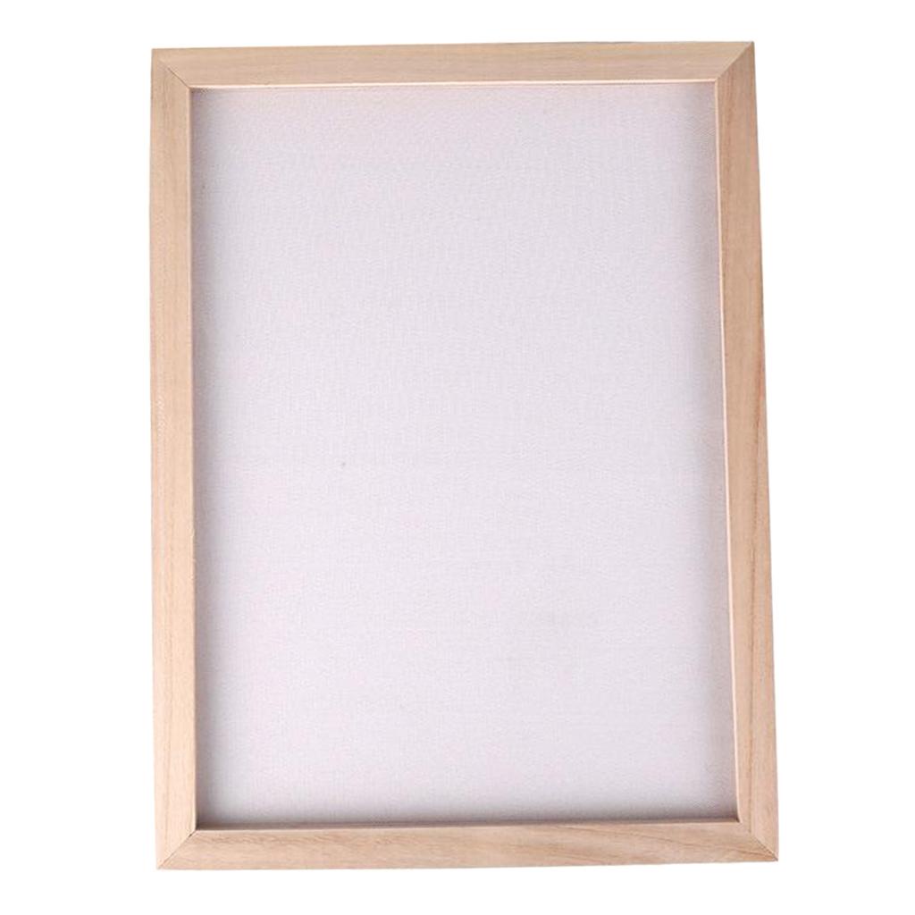 Khung Giấy Thủ Công DIY Bằng Gỗ Kích Thước 15x18CM