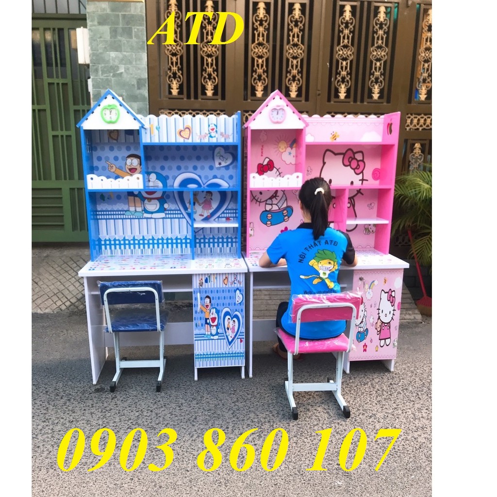 Bàn học sinh nhựa in 3D siêu đẹp cho bé- bàn học sinh nhựa giá rẻ cho bé HCM- Bình dương