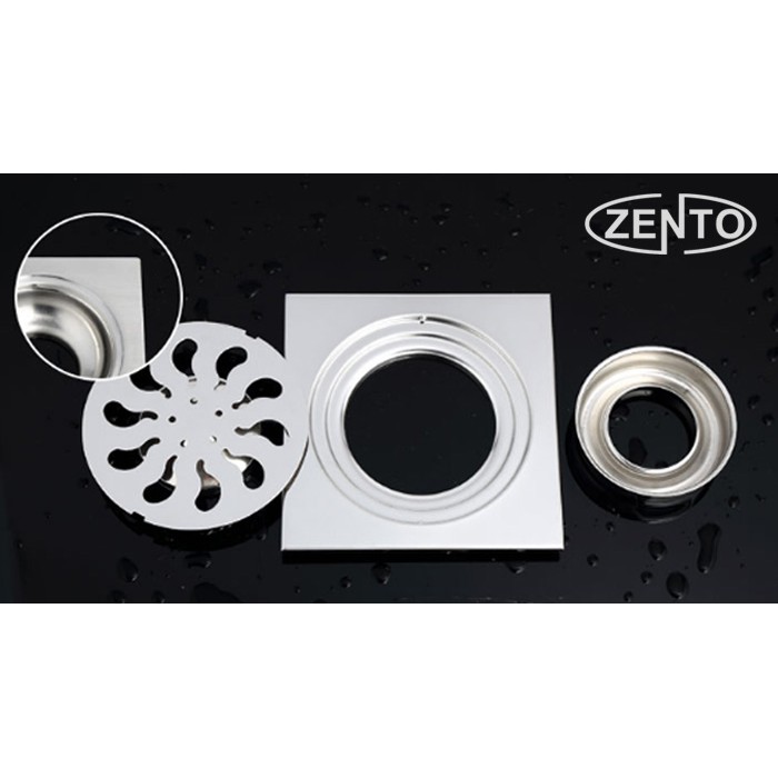 Phễu thoát sàn inox Zento TS200